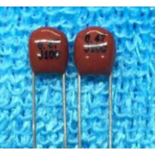 100pcs CBB capacitor 100V 474 470NF 0.47UF pitch 5MM Polypropylene Film Capacitors