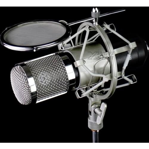 Metal Stand Microphone Shock Mount Spider Pop Filter Mic Isolation Shield Wind Screen For MXL TEMPO DX2 R144 V69M V67G V87 V67I
