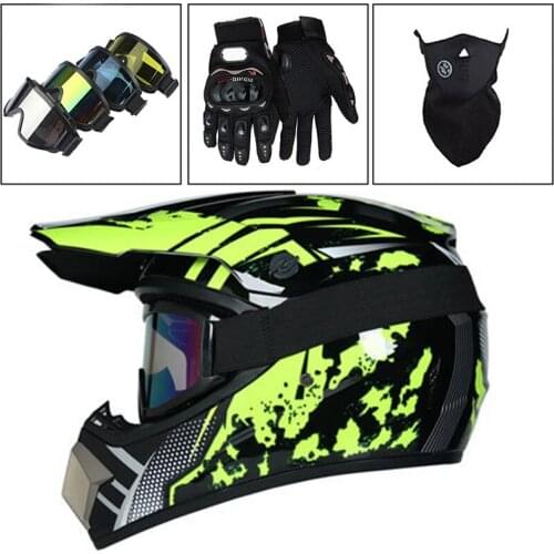 Super-Cool Motorcycle Off-road Helmet ATV Dirt Bike MTB Downhill Full Face Free 3 gifts&a lot of Design capacetes
