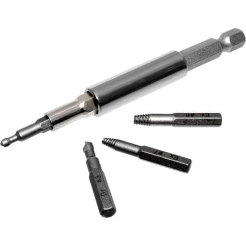 33Pcs Damaged Screw Extractor Drill Bits Guide Set HSS Broken Speed Out Easy out Bolt Stud Stripped Screw Remover Tool