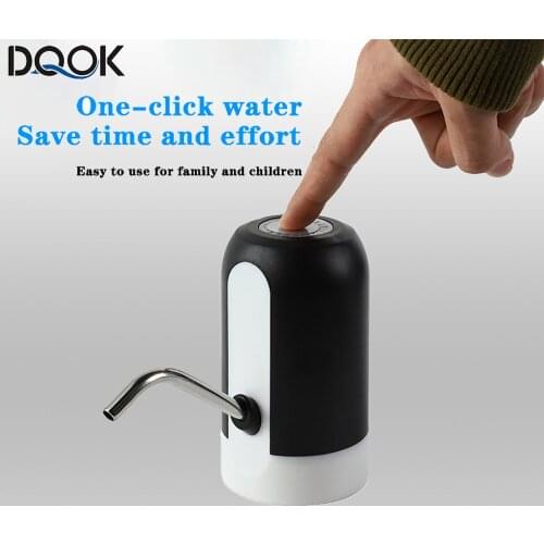 Water Bottle Pump USB Charging Automatic Electric Water Dispenser Pump Bottle Water Pump Auto Switch Drinking Dispenser