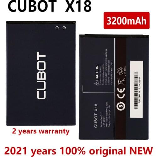 New 100% Original 3200mAh Phone battery For CUBOT X18 Mobile Phone In Stock Batteries Bateria