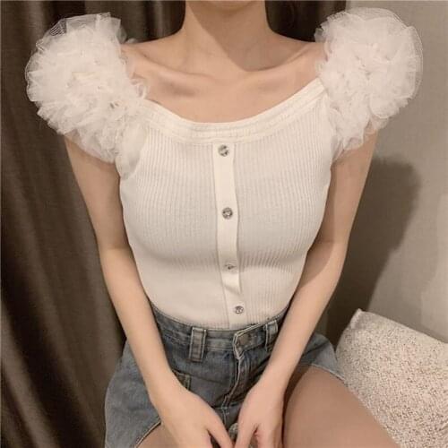 Slim Stretch T-Shirts Elegant Lace Casual Tee Tops Fashion Short Sleeve Women T Shirts