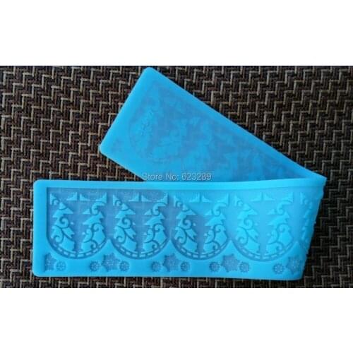 Wholesale 10pcs/lot CT-5022 392*73*3mm silicone cake fondant decorating tools,silicone soap mold, silicone cake baking mat