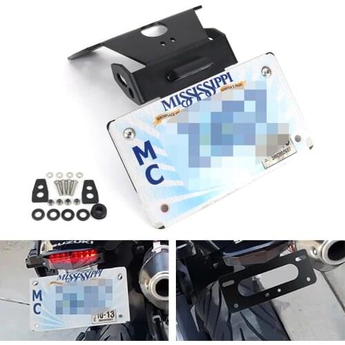 Fit For Suzuki GSR750 2011-2021 GSX-S750 2015-2016 Rear Tail Tidy Fender Eliminator Kit License Number Plate Holder Bracket