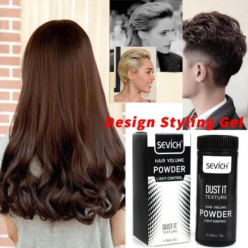 Sevich 8g Unisex Hairspray Best Dust It Hair Powder Mattifying Powder Finalize The Hair Design Styling Gel New Style Hair Care
