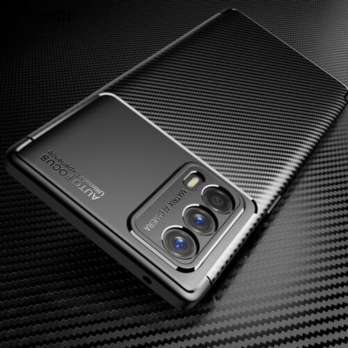 Uftemr Phone Case for Oppo Realme X7 Pro Ultra Case Carbon Fiber Texture Soft TPU Cover Funda for Oppo Realme X7pro Ultra