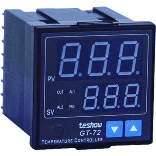 Teshow GT-72 Simple Operational PID Temperature Controller Intelligent Temperature Controller 0-400 Degree