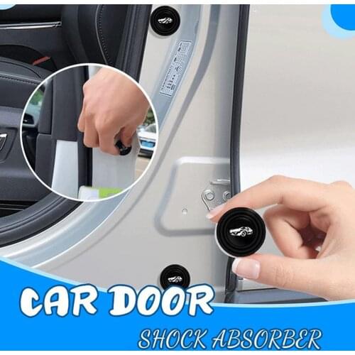 Car Door Protection Sticker Door Shock Absorber Self Adhesive Collision Avoidance Soundproof Seal Sticker 8Pcs/Set