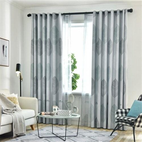 Modern Blackout Curtains The Nordic m Pattern For Living Room Window Bedroom shading Ready Made Finished Drapes Blinds B 2JL319
