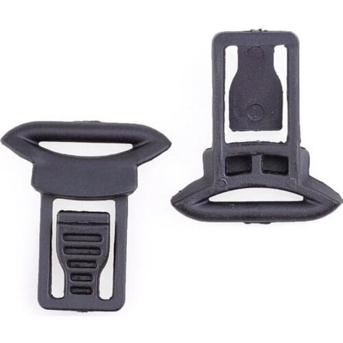 10 Pairs Tatical Goggle Swivel Clips Set For Helmet Side Rails Airsoft Accessory Plastic Mount