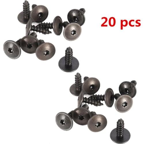 10pcs 20pcs N90974701 Engine Cover Undertray Splashguard Wheel Arch Torx Screw For VW for Audi 5x16mm Clips