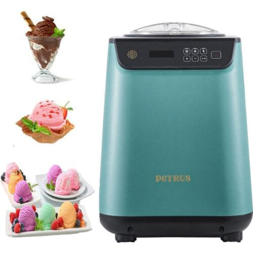 1200ml Soft Hard Italian Ice Cream Maker Machine Household Full Automatic Sorbet Fruit Dessert Yogurt Ice Maker