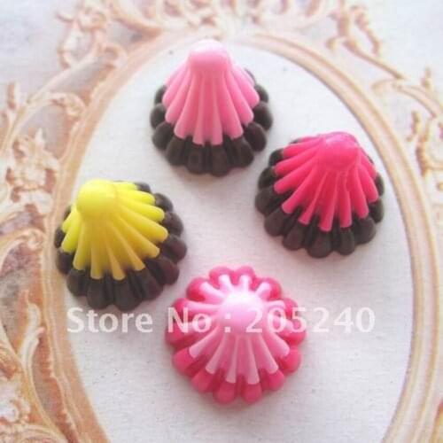 20pcs Mixed 4colors Hot Sale For Diy Decoration Cute Resin Food