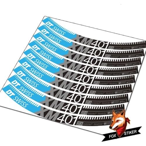 26er 27.5er 29er MTB Rim Wheel Sticker Road Bicycle Stickers Cycle Reflective Mountain Bike Wheels Decal for Xm401
