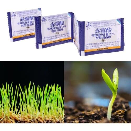 5Pcs Garden Gibberellic Acid GA3 75% Water Soluble White Plant Growth Powder