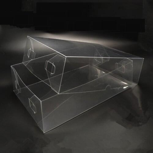 50pcs/lot Large Plastic transparent PVC transparent box food tea packaging box