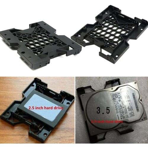 1pc 5.25" To 3.5" 2.5" Tray Bracket Mounting Cooling Fan HDD Adapter SSD Hard Drive