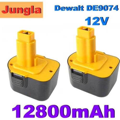New 12V 12800mAh Tool battery for Dewalt DE9074 DC9071 DE9037 DE9071 DE9075 DW9071 DW9072 DW9074 DC727 DC756 DC980 DC981 DW051