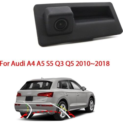 Trunk Handle camera For Audi Q5 2010 2011 2012 2013 2014 2015 2016 2017 2018 CCD Full HD Night Vision Parking backup Camera