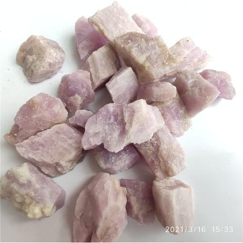 Natural Purple Spodumene Kunzite Stone Rough Stone Mineral Stones Healing Decor Natural Stones and Minerals