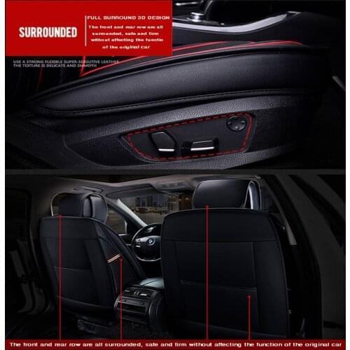 2020 New Custom Leather Four Seasons For Audi A6L R8 Q3 Q5 Q7 S4 Quattro A1 A2 A3 A4 A6 A8 Car Seat Cover Cushion