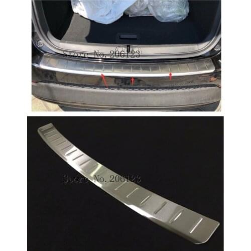 Fit For Fiat 500X 2015 2016 2017 2018 Rear Bumper Protector Back Trunk Door Sill