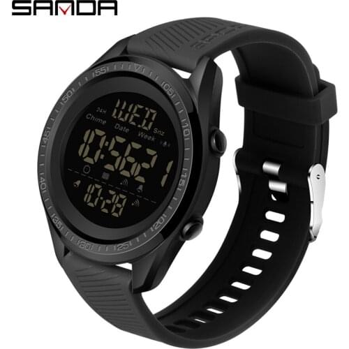 SANDA 2020 Outdoor Sports Mens Watches Multifunction Waterproof Digital Watches Male Clock Chronograph Relogio Masculino 6013