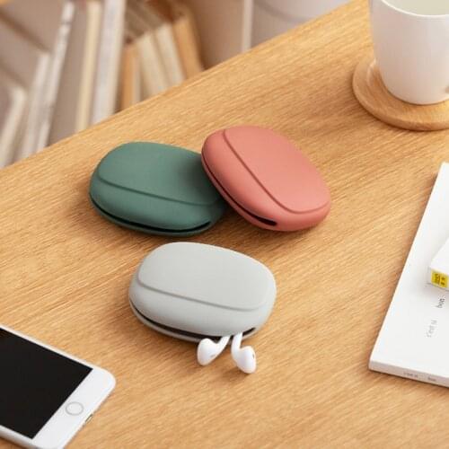Silicone Earphone Box Storage Bag Mobile Phone Data Cable Finishing Bag Organizer Womens Small Cosmetic Object Storage Drosphip