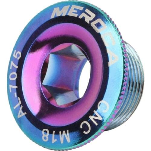 MTB Bicycle Aluminum Alloy Crank Cover Screws CNC Mountain Bike Crank Cover Screws M18/M19/M20 Bolt For SHIMANO Iamok