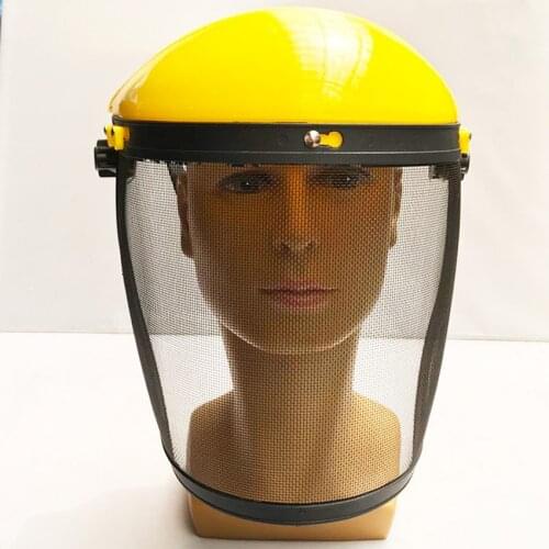 Hard Hat Forestry Safety Helmet Full Face Shield Protection Safety Shield with Mesh Screen for Chainsaw Gardening Logging