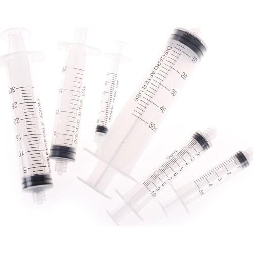 1pc 3/5/10/20/30/50ML Reusable Small Hydroponics Plastic Nutrient Sterile Health Measuring Syringe Tools Cat Feeding Accessories