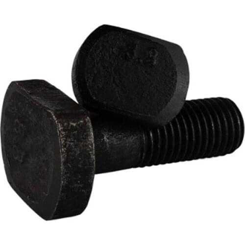 1pcs M16 carbon steel bolts black 8.8 strength screw T type platen bolt screws 140mm~300mm length