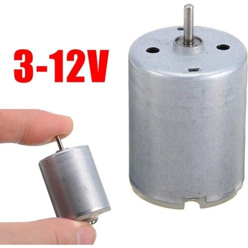 1pc Mini DC Toy Car Motor DC 3-12V 5000-15000RPM High Speed Strong Magnetic DIY Toy Car Motors Electric Machinery