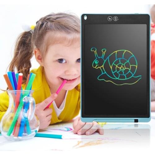 12 Inches LCD Writing Drawing Tablet Montessori Educational Children Hand-painted Board Local Removal Kids Drawings Tablets Toys