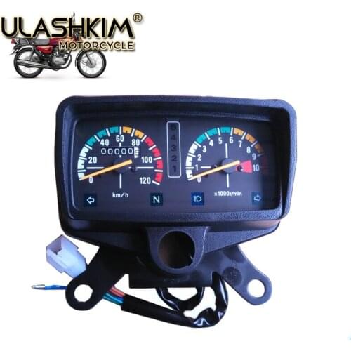 125 motorcycle instrument assembly mechanical meter Pearl River happiness ZJ odometer CG125 code table color basin