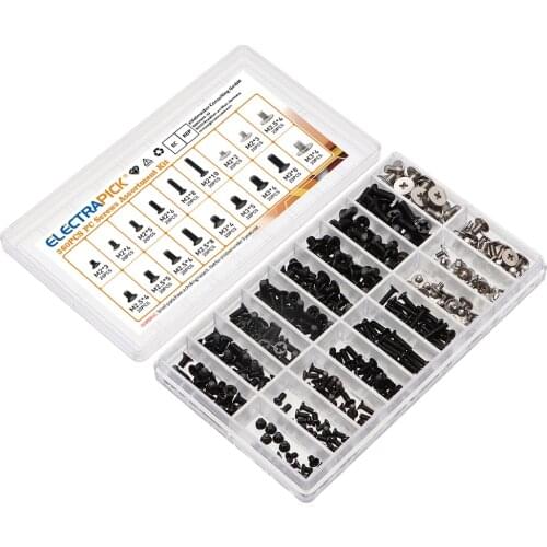 300/360Pcs M2 M2.5 M3 KM Screw Flat Head Phillips Screws Laptop Notebook Screws Set Kit For PC Computer Glasses Small Screw Kit