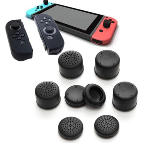 8Pcs Silicone Extra Higher JoyCon Analog Thumb Stick Grip Joystick Cap Cover For Nintendo Switch Joy-Con Gamepad Controller