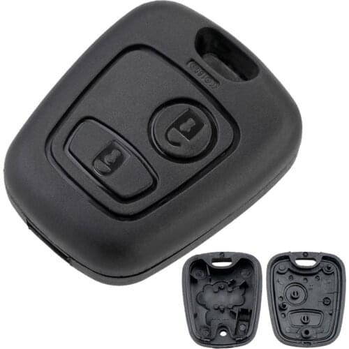 2 Buttons Car Remote Key Case with 307 Blade Fit for Citroen C1 / C2 / C3 / C4 / XSARA Picasso / Peugeot 307 / 107 / 207 / 407