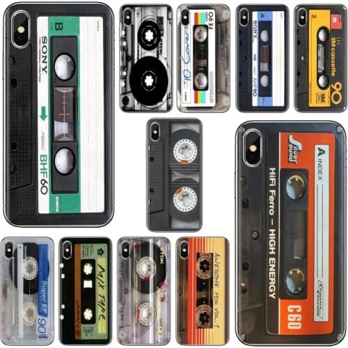 Retro Side Old Style 3310 Tape Cassette Soft Case For iPhone iPod Touch 11 12 Pro 4 4S 5 5S SE 5C 6 6S 7 8 X XR XS Plus Max 2020