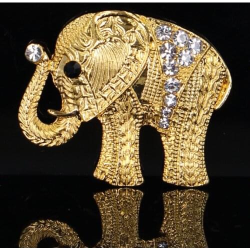 Personality Elephant Brooch Jewelry For Women/men Fashion Jewelry Brooch Pins Metal Scarf Wedding Gift Diy Jewellery Accessories