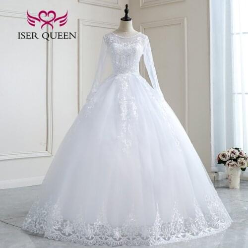 ISER QUEEN Long Sleeve Wedding Dresses