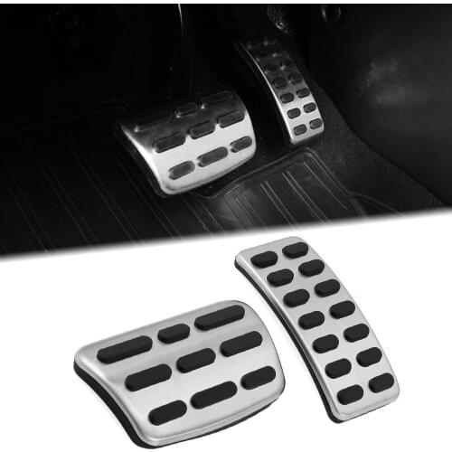 Stainless Steel Car Manual Gas Brake Pedal Pad Kit for Hyundai Accent Solaris IX25 Creta i20 2011-2017 MT AT Car Styling