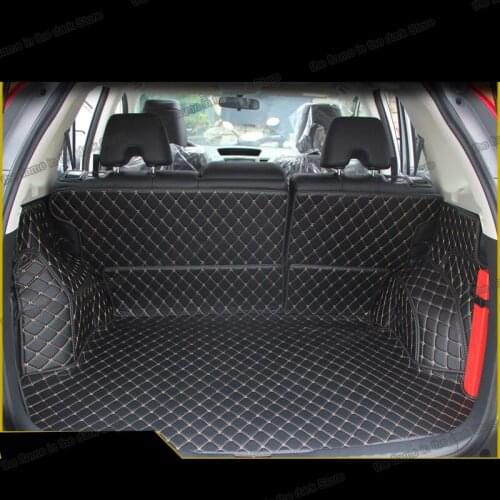 Lsrtw2017 Leather Car Trunk Mat Cargo Liner for Honda Crv 2012 2013 2014 2015 2016 Generation Hodna Cr-v Accessories 4