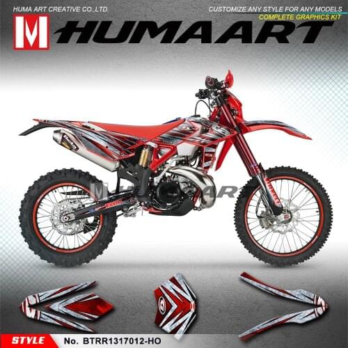 HUMAART Custom Sticker Design Sports Decal Full Graphic Kit for Beta 250 300 350 390 430 480 RR 2013 2014 2015 2016 2017