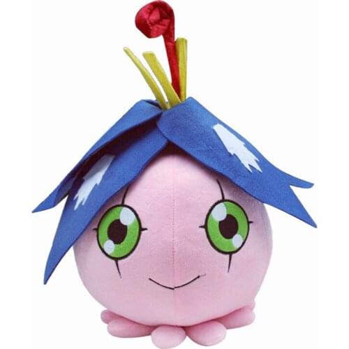 New Japan Anime Digimon Pyocomon Plush Cosplay Round Stuffed Doll Toy Kids Children Gifts 30cm