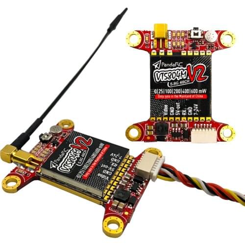 1pcs VT5804M V2 0-600mW Switchable 48CH FPV Transmitter/VTX RC Transmitter And Receiver for RC FPV Racing Drone