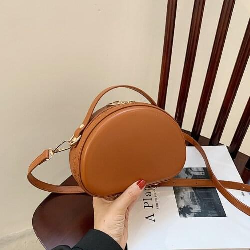 Retro Portable Shell Bag 2021 New Fashion Lady Luxury High-quality Leisure All-match Simple Shoulder Bag Messenger Small Bag