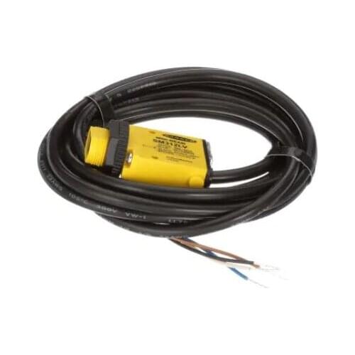 SM312LV Sensor, Bipolar NPN/PNP, Photoelectric, 15, LED, 10 to 30 VDC, 1ms (Min.), ABS 25618