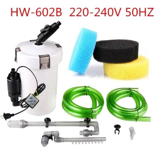 Ultra-Quiet Filter 6 W 220V/110V Aquarium External Canister Filter Table Fish Tank Filter Freshwater or Seawater